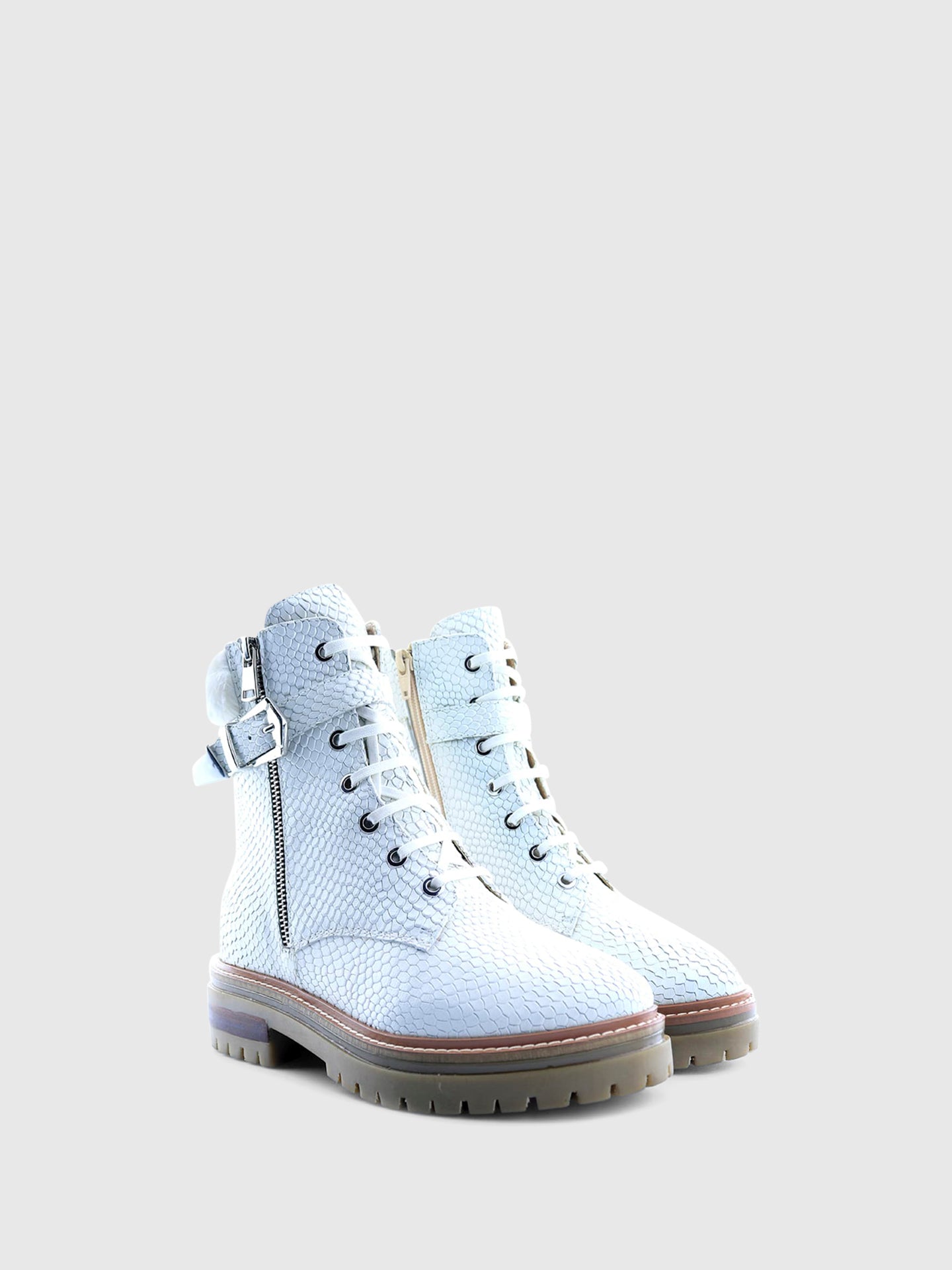 PARODI SHOES Botas com Fecho 95/BERGAMO Branco